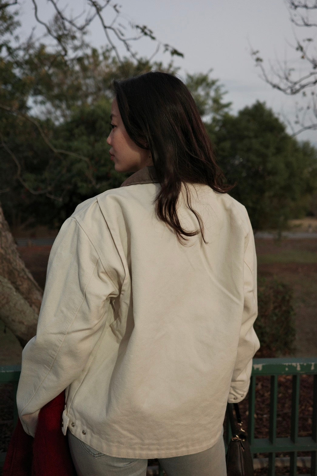 𝐂𝐫𝐞𝐚𝐦 𝐖𝐨𝐫𝐤𝐰𝐞𝐚𝐫 Jacket🐑🤎奶油配色復古工裝外套