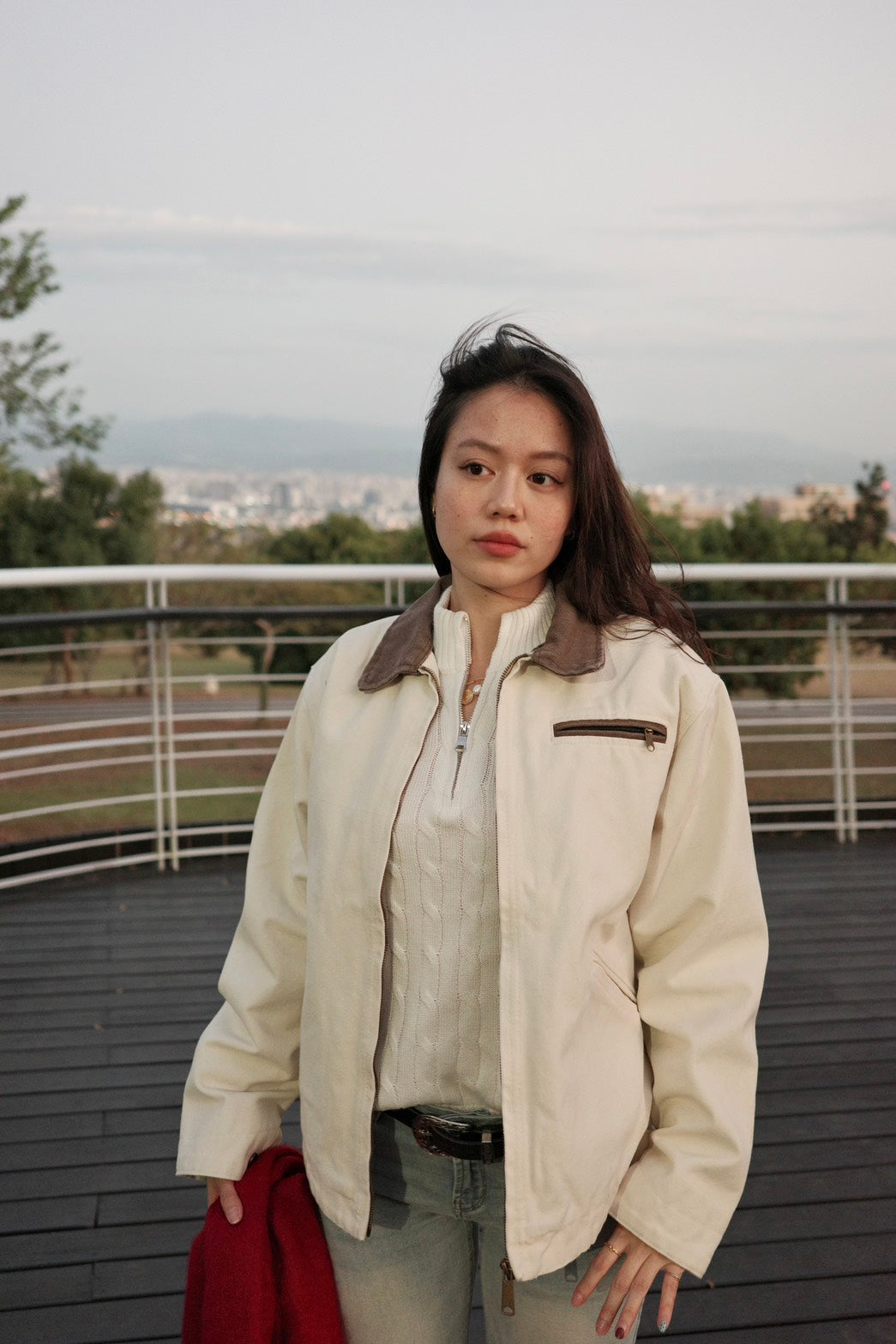 𝐂𝐫𝐞𝐚𝐦 𝐖𝐨𝐫𝐤𝐰𝐞𝐚𝐫 Jacket🐑🤎奶油配色復古工裝外套