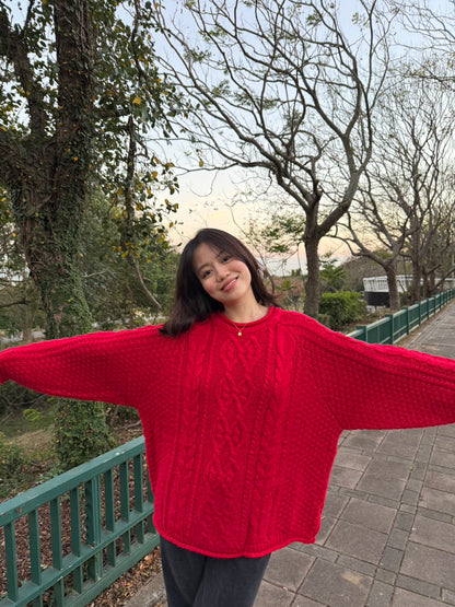 新色🧣聖誕紅𝐬𝐨𝐟𝐭 𝐩𝐮𝐟𝐟𝐲 𝐜𝐚𝐛𝐥𝐞 𝐬𝐰𝐞𝐚𝐭𝐞𝐫 🧸