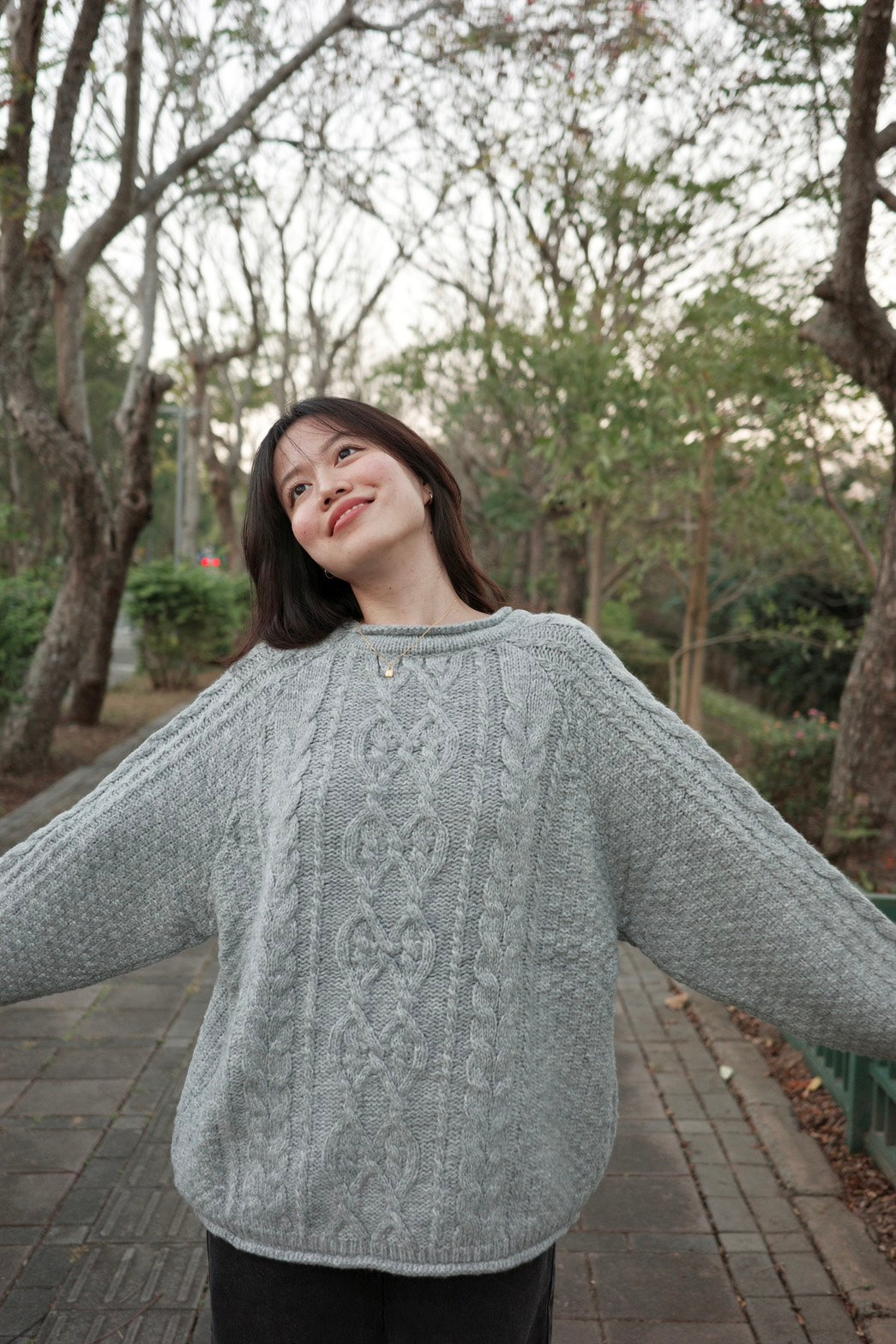 新色📰經典灰𝐬𝐨𝐟𝐭 𝐩𝐮𝐟𝐟𝐲 𝐜𝐚𝐛𝐥𝐞 𝐬𝐰𝐞𝐚𝐭𝐞𝐫 🧸🧣
