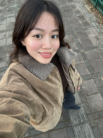 必買!!闆娘超愛!!🧸♥️𝐓𝐞𝐝𝐝𝐲 𝐖𝐚𝐫𝐦 𝐂𝐨𝐥𝐥𝐚𝐫 𝐉𝐚𝐜𝐤𝐞𝐭