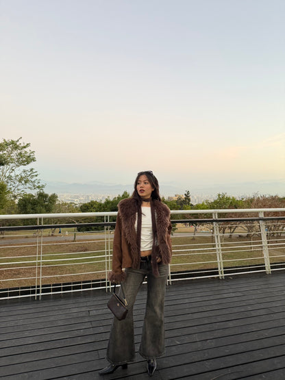 必買超辣!📻💋𝟗𝟎𝐒 𝐌𝐨𝐜𝐡𝐚 𝐅𝐮𝐫-𝐓𝐫𝐢𝐦 𝐉𝐚𝐜𝐤𝐞𝐭