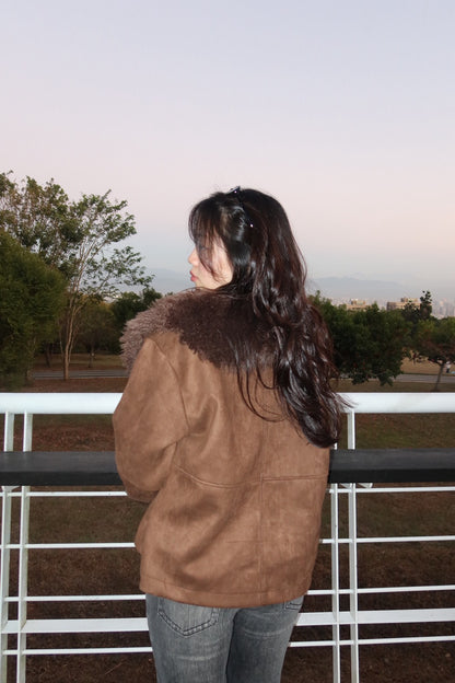 必買超辣!📻💋𝟗𝟎𝐒 𝐌𝐨𝐜𝐡𝐚 𝐅𝐮𝐫-𝐓𝐫𝐢𝐦 𝐉𝐚𝐜𝐤𝐞𝐭