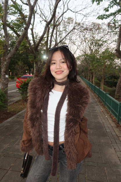 必買超辣!📻💋𝟗𝟎𝐒 𝐌𝐨𝐜𝐡𝐚 𝐅𝐮𝐫-𝐓𝐫𝐢𝐦 𝐉𝐚𝐜𝐤𝐞𝐭