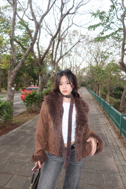 必買超辣!📻💋𝟗𝟎𝐒 𝐌𝐨𝐜𝐡𝐚 𝐅𝐮𝐫-𝐓𝐫𝐢𝐦 𝐉𝐚𝐜𝐤𝐞𝐭
