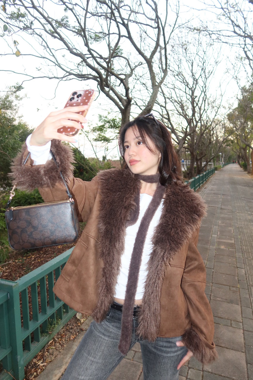 必買超辣!📻💋𝟗𝟎𝐒 𝐌𝐨𝐜𝐡𝐚 𝐅𝐮𝐫-𝐓𝐫𝐢𝐦 𝐉𝐚𝐜𝐤𝐞𝐭