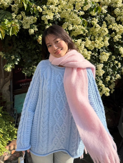 新色🩵寶寶藍𝐬𝐨𝐟𝐭 𝐩𝐮𝐟𝐟𝐲 𝐜𝐚𝐛𝐥𝐞 𝐬𝐰𝐞𝐚𝐭𝐞𝐫 🧸🧣