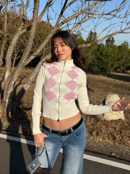 限量!!💗𝟐𝟎𝟎𝟎𝐬  𝐑𝐞𝐠𝐢𝐧𝐚 𝐠𝐞𝐨𝐫𝐠𝐞 𝐳𝐢𝐩 𝐭𝐨𝐩 💋