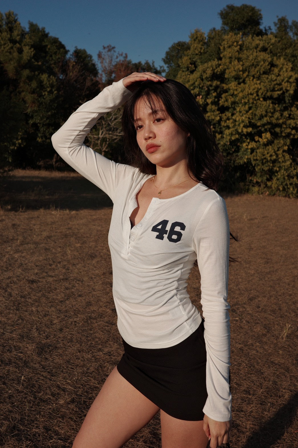 𝐂𝐚𝐮𝐬𝐚𝐥 𝐯𝐢𝐛𝐞 美式親膚慵懶薄長袖🏈