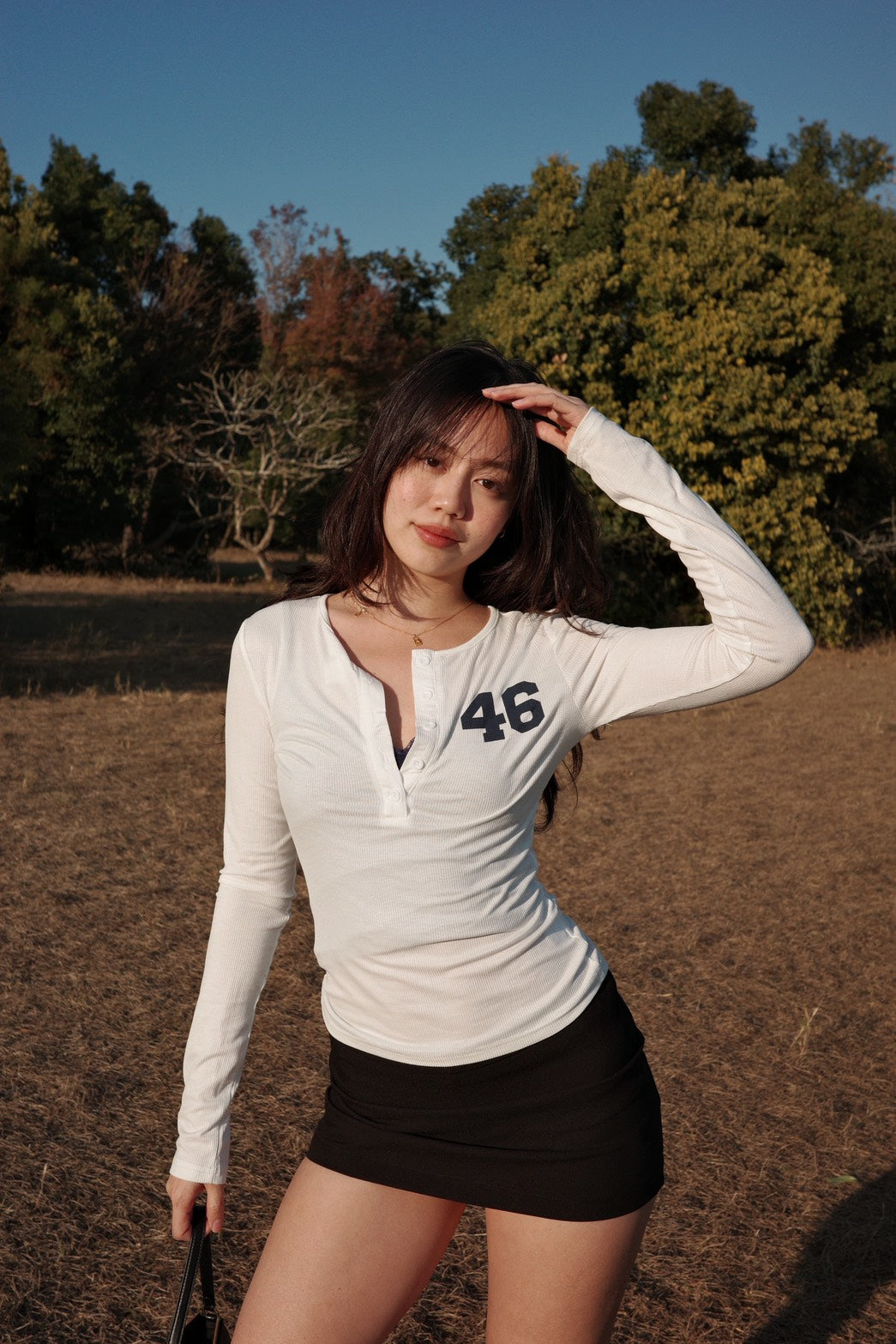 𝐂𝐚𝐮𝐬𝐚𝐥 𝐯𝐢𝐛𝐞 美式親膚慵懶薄長袖🏈