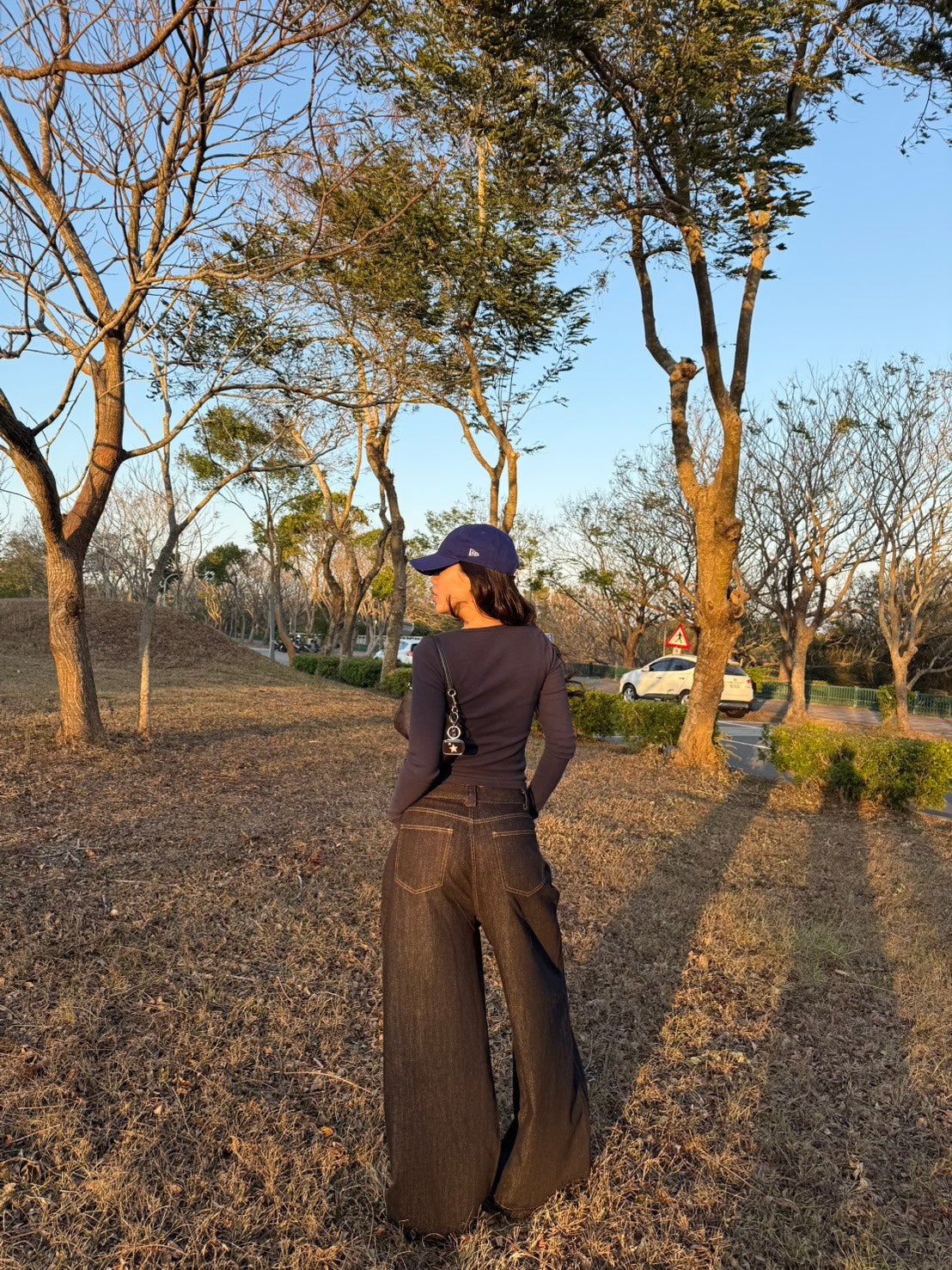 必買!👖⭐️深黑藍色低腰寬鬆𝐛𝐚𝐠𝐠𝐲 𝐣𝐞𝐚𝐧𝐬 🎱