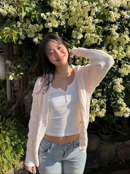 𝐒𝐨𝐟𝐭 𝐩𝐢𝐧𝐤 𝐤𝐧𝐢𝐭 𝐜𝐚𝐫𝐝𝐢𝐠𝐚𝐧 🩰🍦