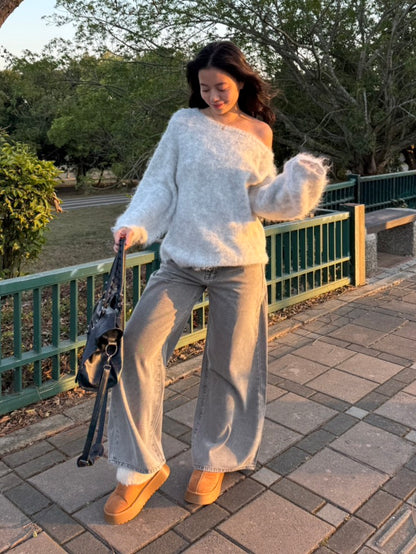 ☁️🩶𝐬𝐨𝐟𝐭 𝐜𝐥𝐨𝐮𝐝 𝐨𝐟𝐟-𝐬𝐡𝐨𝐮𝐥𝐝𝐞𝐫 𝐤𝐧𝐢𝐭 𝐬𝐰𝐞𝐚𝐭𝐞𝐫🪄