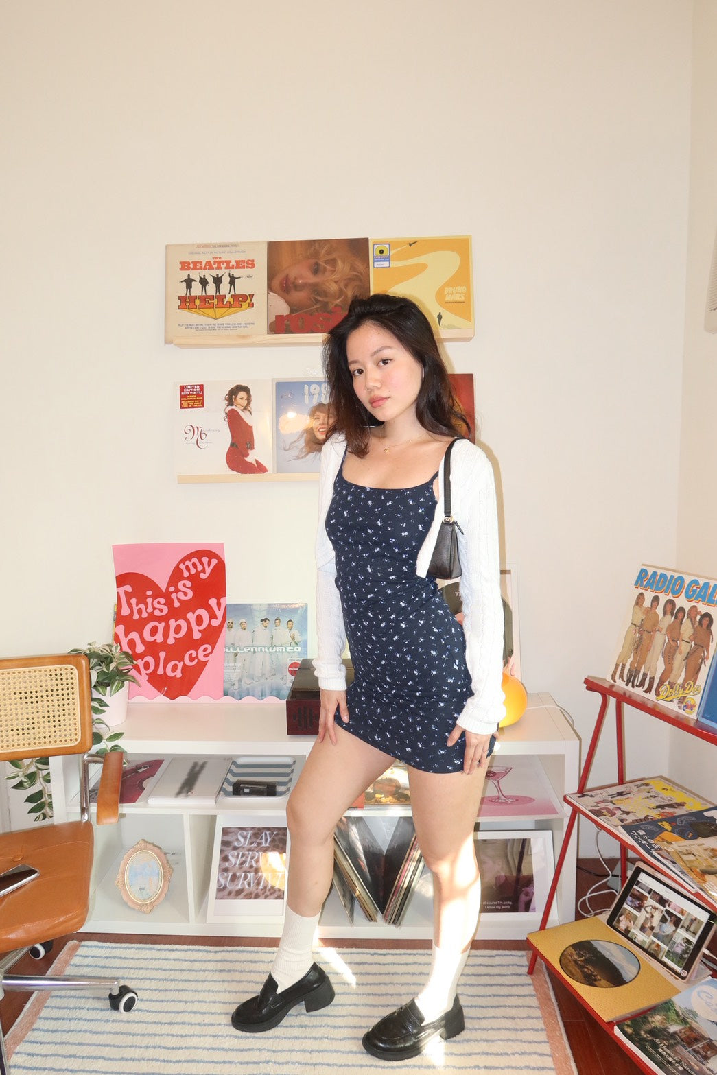 本期必買⭐️春天必備𝑴𝒊𝒅𝒏𝒊𝒈𝒉𝒕 𝑭𝒍𝒐𝒓𝒂𝒍 𝑴𝒊𝒏𝒊 𝑫𝒓𝒆𝒔𝒔 💌🫐