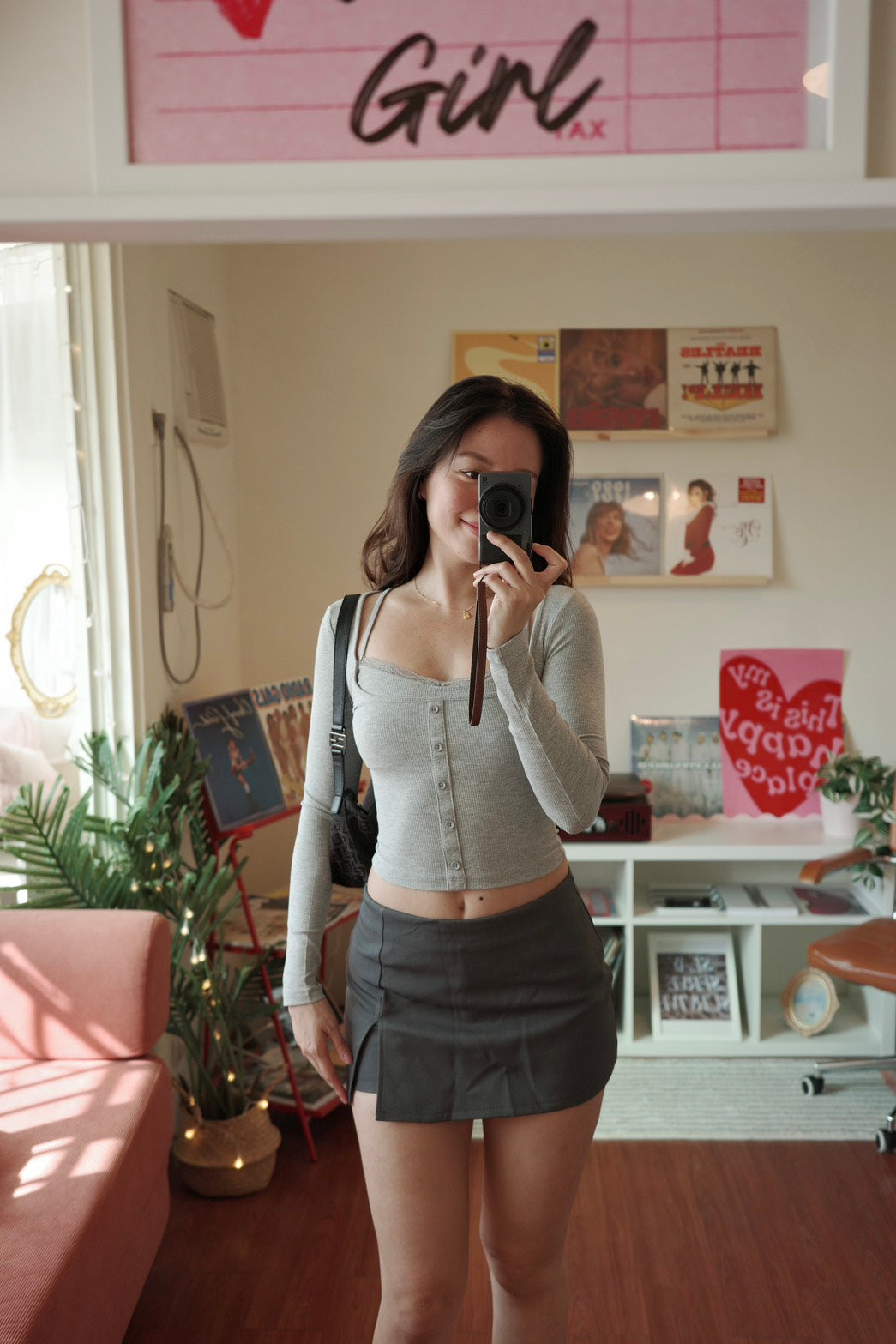 2000S 辣妹百搭灰色西裝短裙💋🩶