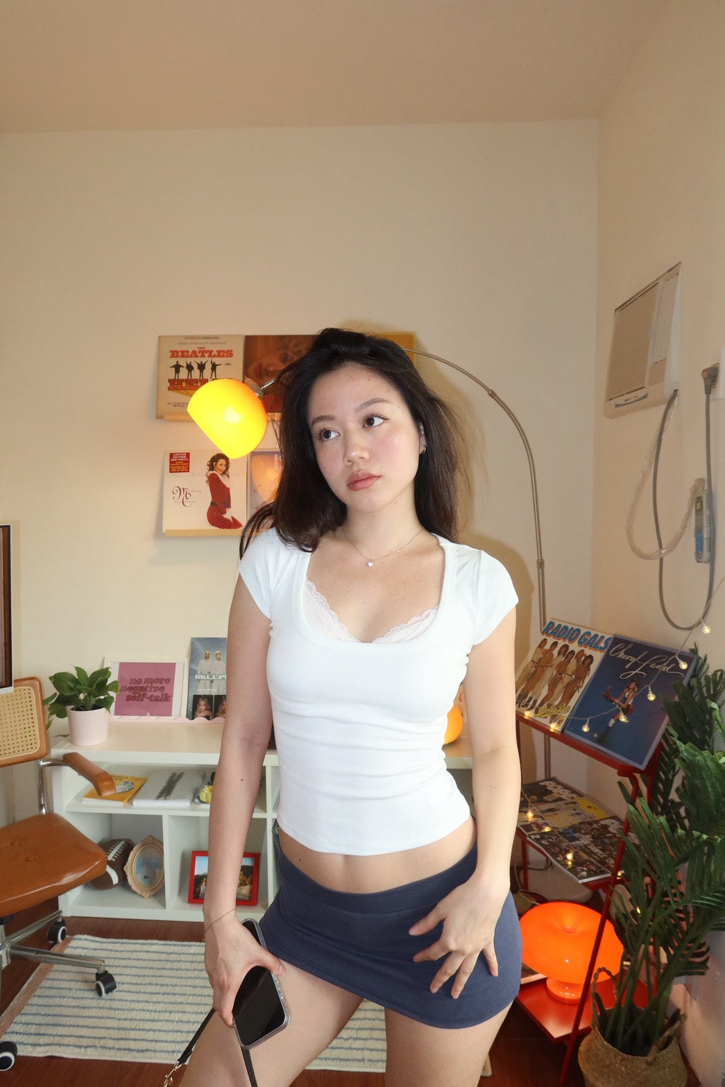 本期必買⭐️𝒔𝒐𝒇𝒕 𝒎𝒖𝒔𝒆 方領短版𝒕𝒆𝒆 🎀🤍