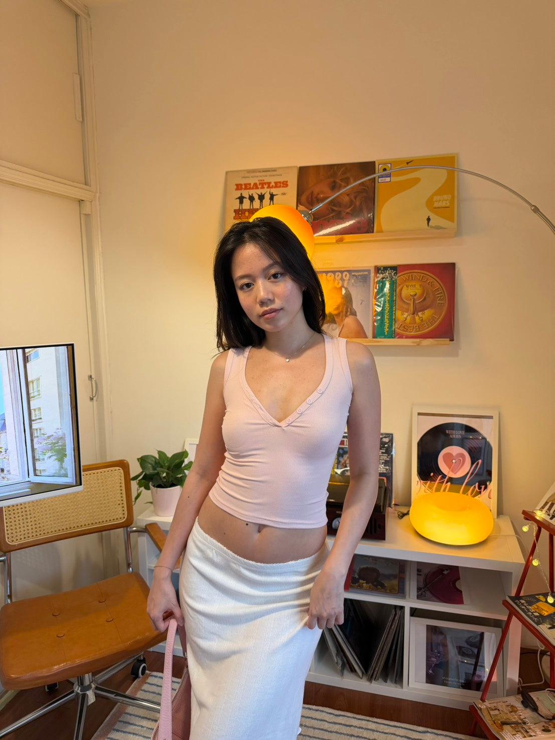 夏天必買⭐️𝒃𝒖𝒕𝒕𝒐𝒏 𝒗-𝒏𝒆𝒄𝒌 𝒓𝒊𝒃 𝒕𝒐𝒑 3 𝒄𝒐𝒍𝒐𝒓𝒔🪽🩰