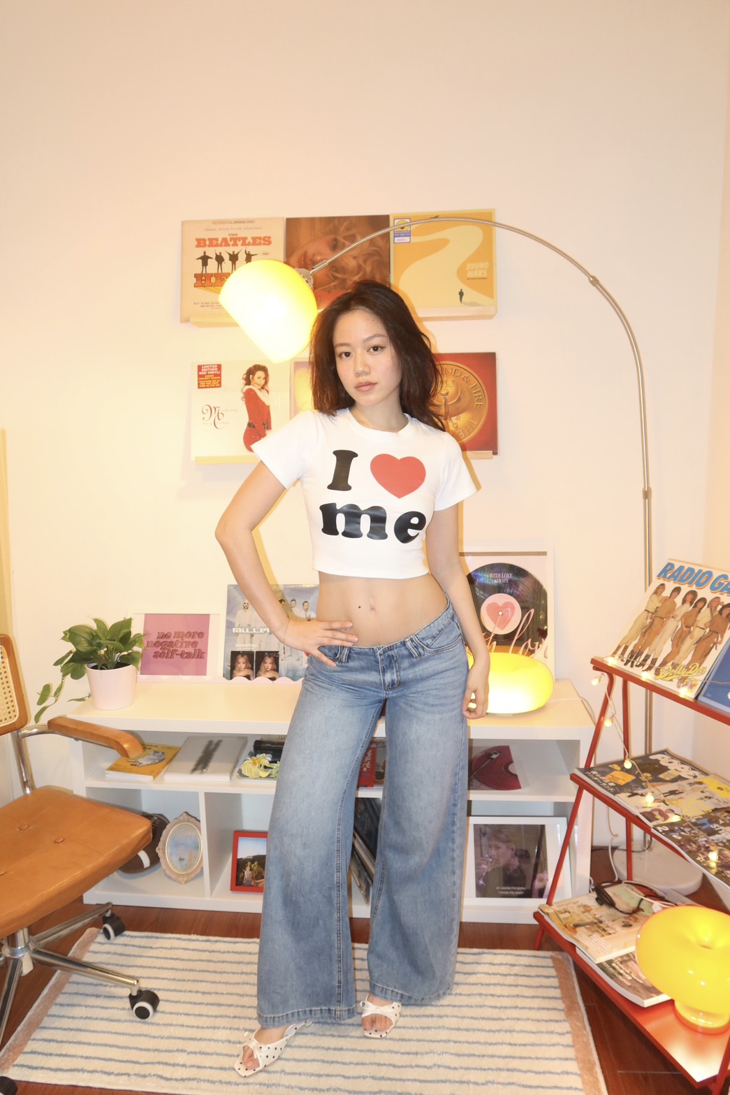 本期新款𝒍𝒐𝒘 𝒓𝒊𝒔𝒆 𝒔𝒍𝒊𝒈𝒉𝒕𝒍𝒚 𝒍𝒐𝒐𝒔𝒆 𝒋𝒆𝒂𝒏𝒔👖💌