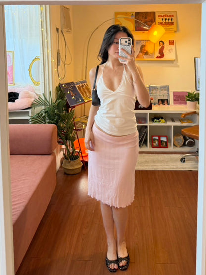 𝒑𝒓𝒆𝒕𝒕𝒚 𝒈𝒊𝒓𝒍 𝒓𝒊𝒃𝒃𝒐𝒏 掛脖綁帶蕾絲背心🎀
