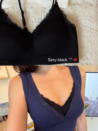本期大必買⭐️𝐈𝐭 𝐠𝐢𝐫𝐥 𝐥𝐚𝐲𝐞𝐫𝐢𝐧𝐠 蕾絲內衣💋（胸型圓潤無痕✨