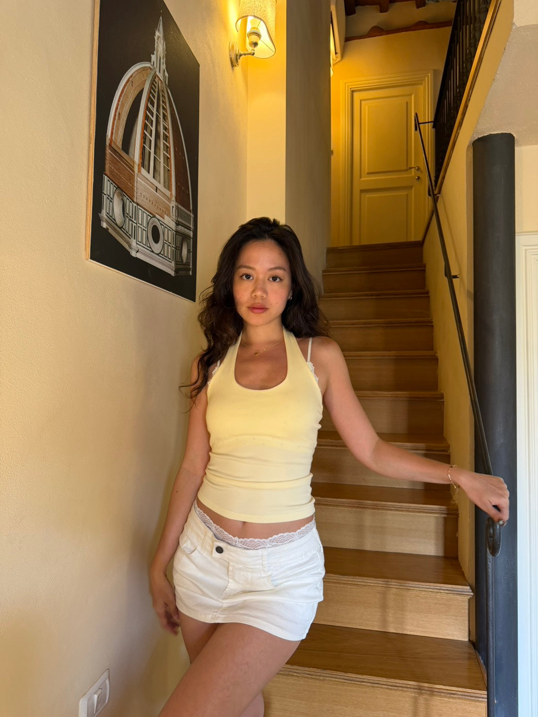 必買嫩黃色𝐋𝐞𝐦𝐨𝐧 𝐡𝐚𝐥𝐭𝐞𝐫 𝐭𝐨𝐩 🍋