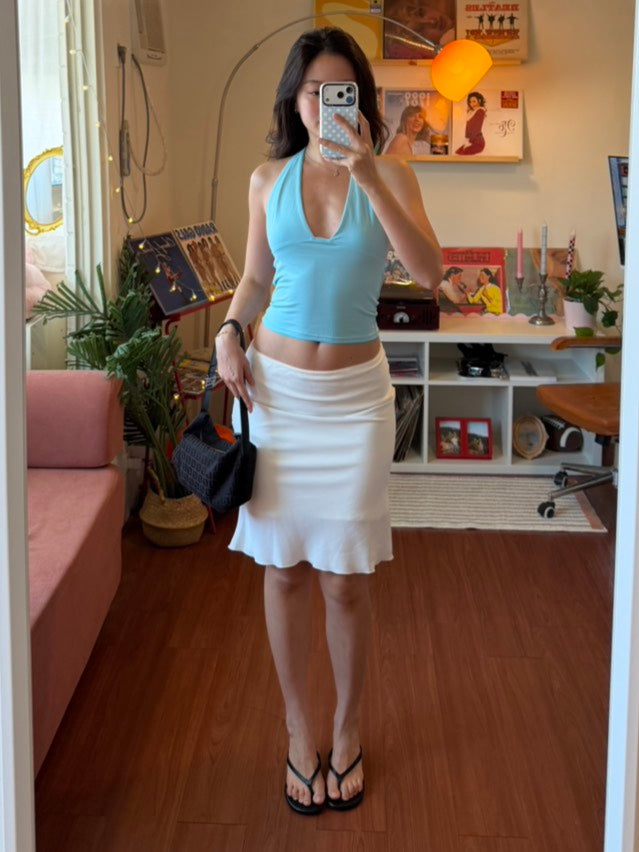 必買⭐️𝐀𝐪𝐮𝐚 𝐇𝐚𝐥𝐭𝐞𝐫 𝐓𝐨𝐩🧊🧚🏻