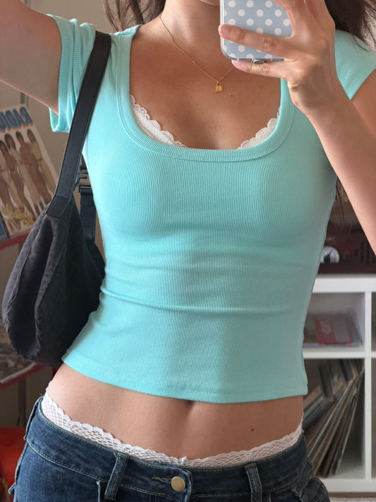 new color !⭐️𝐀𝐪𝐮𝐚 𝐒𝐪𝐮𝐚𝐫𝐞 𝐓𝐞𝐞👗