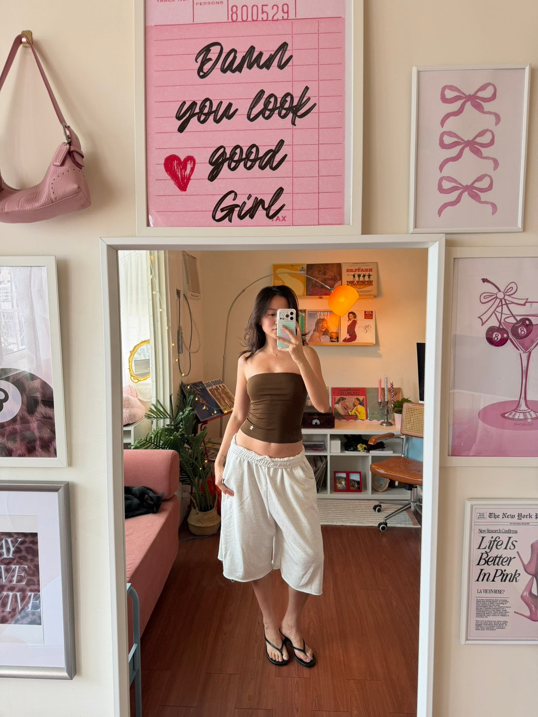 𝐌𝐮𝐬𝐭 𝐛𝐮𝐲!⭐️𝐎𝐟𝐟 𝐃𝐮𝐭𝐲 七分棉褲🎧🩶