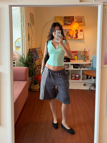 𝐒𝐩𝐨𝐫𝐭𝐲 𝐂𝐚𝐩𝐫𝐢 𝐏𝐚𝐧𝐭𝐬 👟🩶