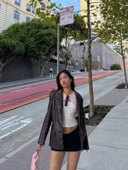 𝘾𝙤𝙛𝙛𝙚𝙚 𝘽𝙧𝙤𝙬𝙣 𝙇𝙚𝙖𝙩𝙝𝙚𝙧 𝘽𝙡𝙖𝙯𝙚𝙧 ✧